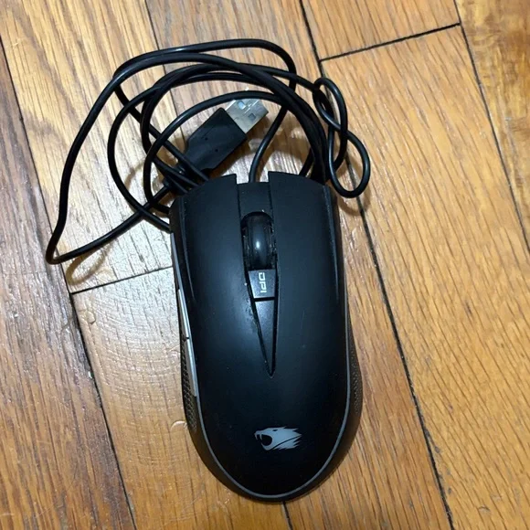 Wired Black Gaming Mouse by [Brand]