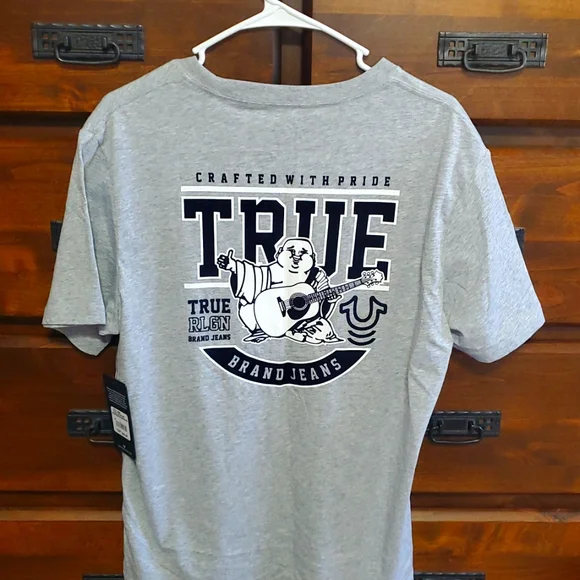 True Religion Buddha crewneck tee NWT