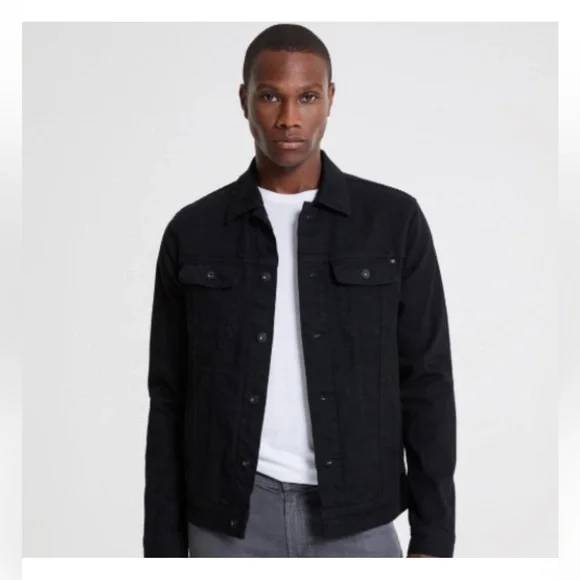 Ag Adriano Goldschmied AG Dart Jean Jacket - Deep Pitch Black