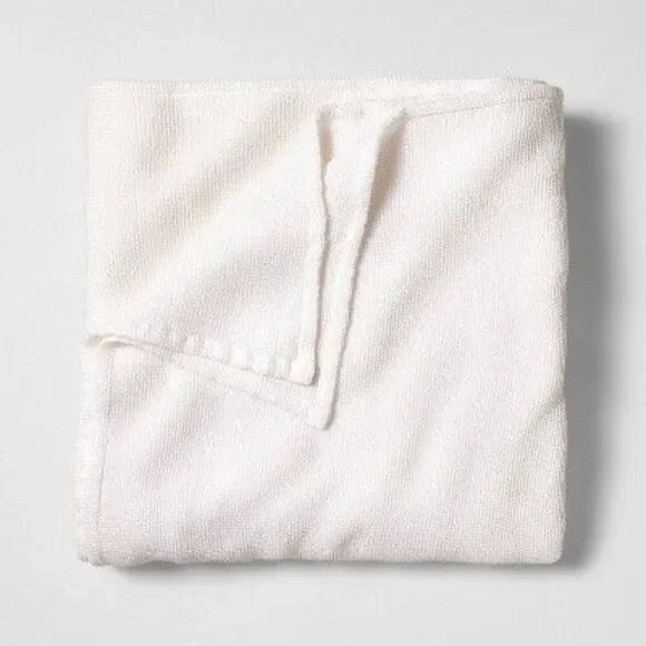 Casaluna - Full/Queen Micro Waffle Bed Blanket White - Casalu White
