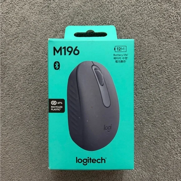 Logitech M196 Wireless Mouse - Black