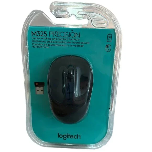 Logitech M325 Precision Wireless Mouse - Black