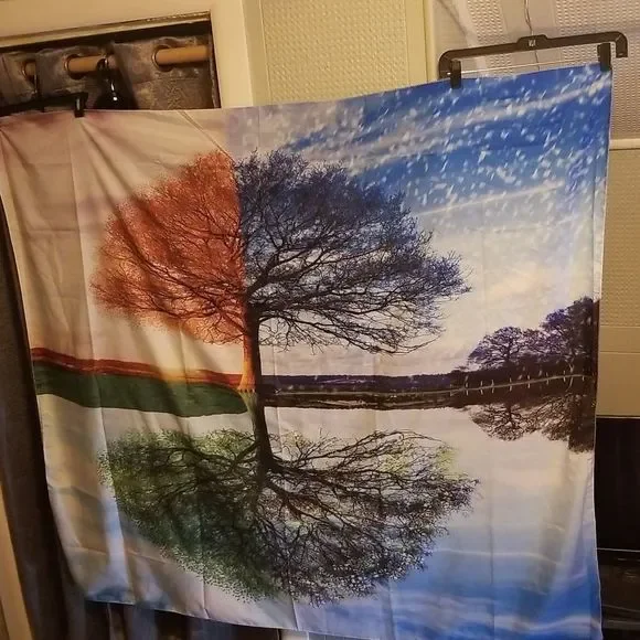 Double Tree Tapestry 60