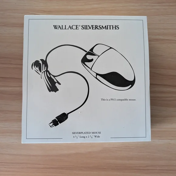 Wallace Silversmiths Silverplated Mouse
