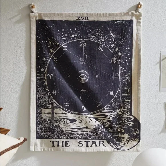 Urban Outfitters Tarot Tapestry NWT - The Star