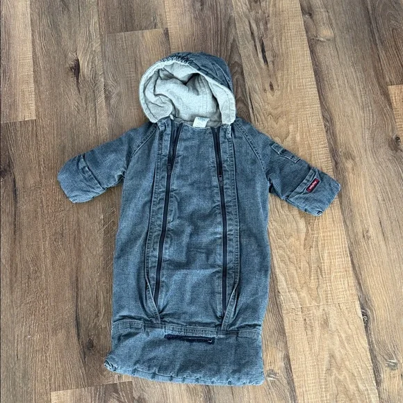 Baby Gap Denim Bunting Jersey Lined 0-3 Months