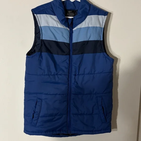 Reebok Kids Blue and Navy Colorblock Vest