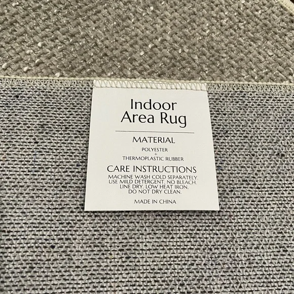 Beige Textured Area Rug