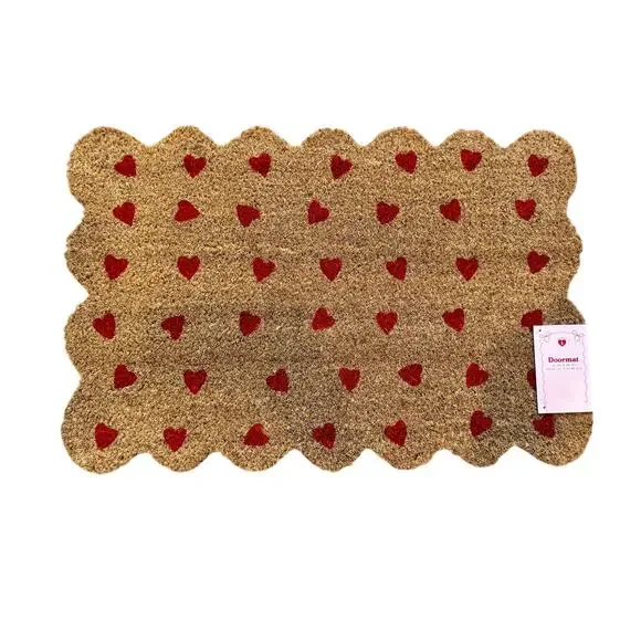 Scalloped Heart Choir Mat 18”x24”, New