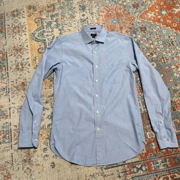 J.Crew Thompson blue premium suiting/dress shirt