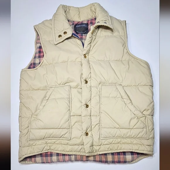 Vanderbilt Mark Of Excellence Vintage Puffer Vest