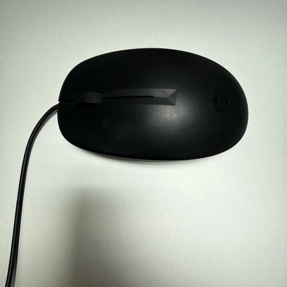 HP Black Wired Mouse