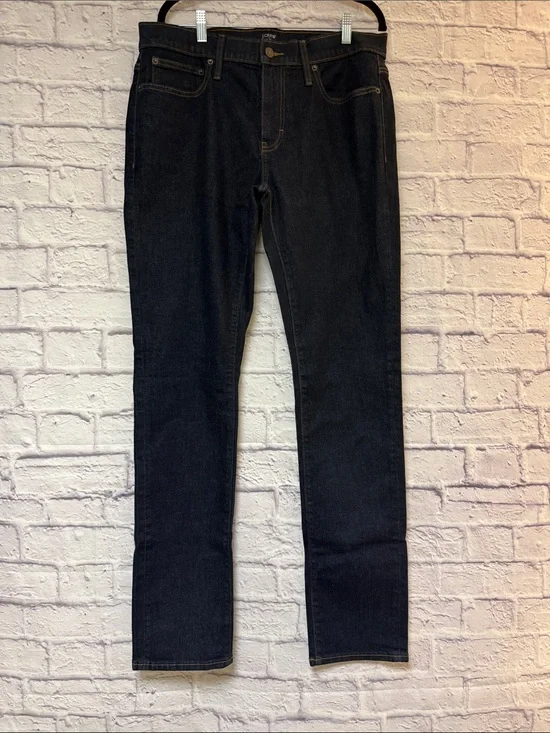 J. Crew Slim Men's Jeans in Dark Black Denim