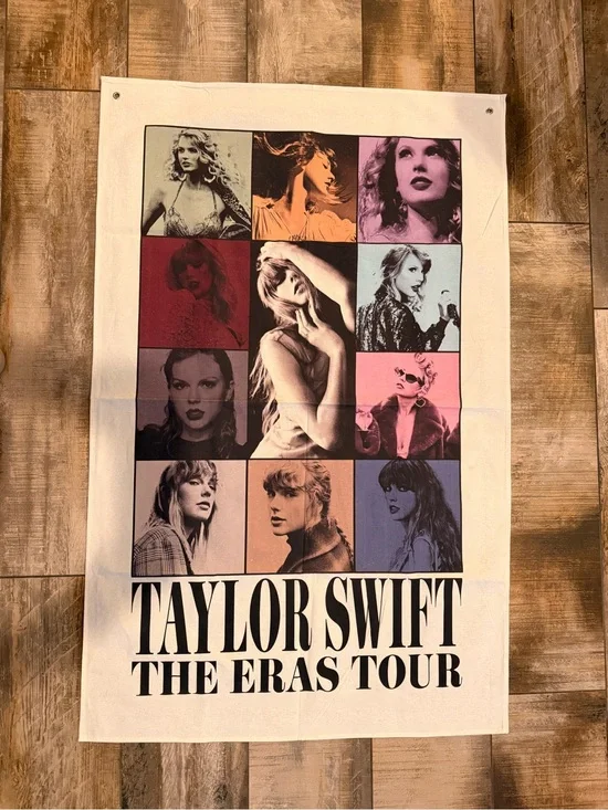 The Eras Tour Graphic Wall Tapestry - Multicolor