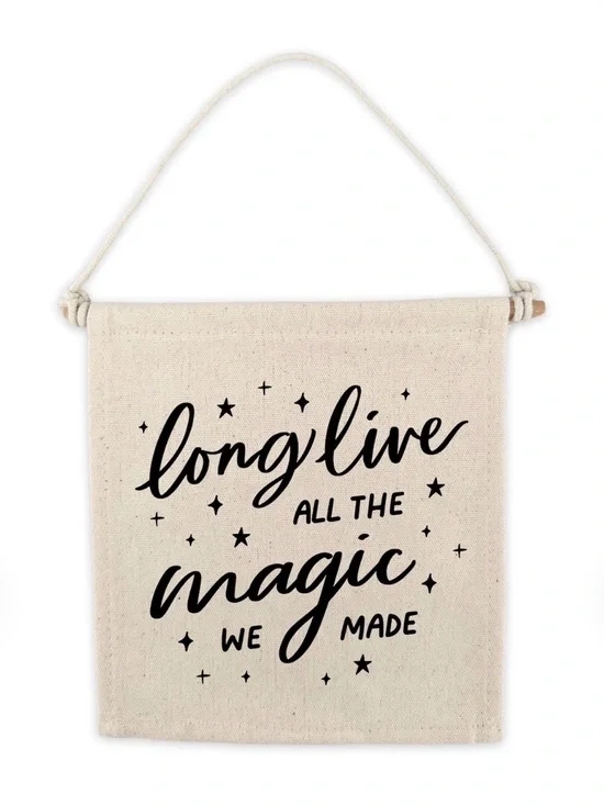 TS Long Live All The Magic We Made Canvas Hang Sign | Speak Now Canvas Banner