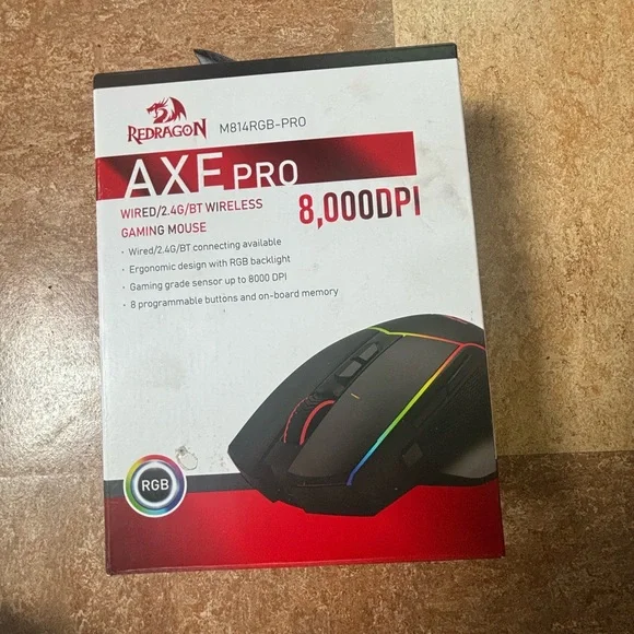 AXE Pro Black Gaming Mousec