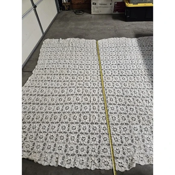 Vintage Handmade Crotchet Blanket