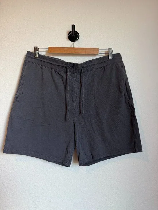 J. Crew Men's Charcoal Gray 100% Cotton Jersey Shorts Large