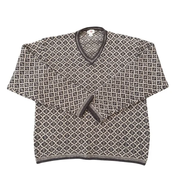 J.Crew Nordic Brown Men’s Sweater Size XL‎
