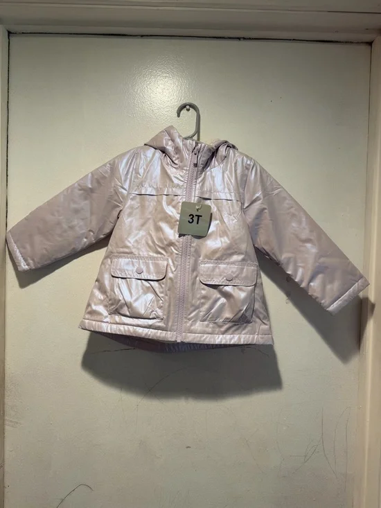 NWT Carter's Light Purple Hooded Rain Jacket