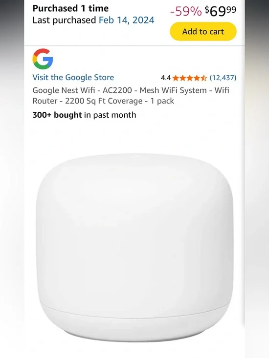 google nest wifi