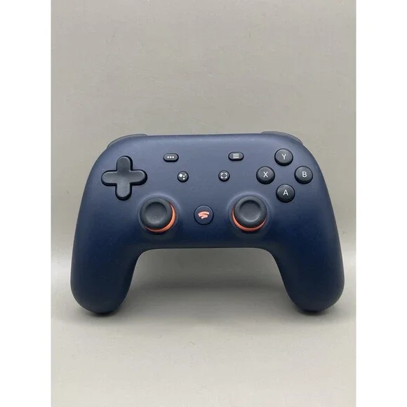 Google Stadia Blue Orange PC Universal Bluetooth Game Controller *Tested*