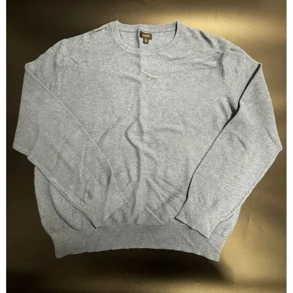 J. Crew NWOT Cotton Crewneck Pullover Sweater in Blue Size XL‎
