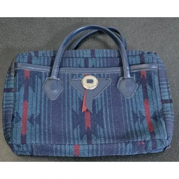 Vintage Gregg Original Designs Bible Cover‎ Case Tapestry USA Teal Western Aztec