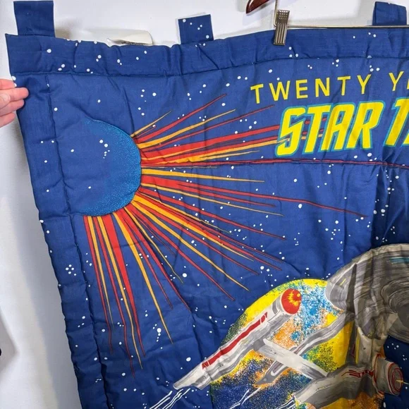 Vintage Star Trek 20 Years Hanging Quilt