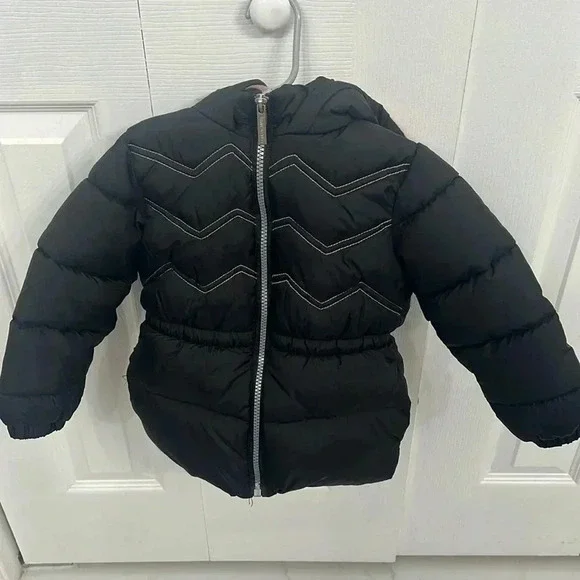 Black Limited Too Toddler Girl Puffer coat size 3T