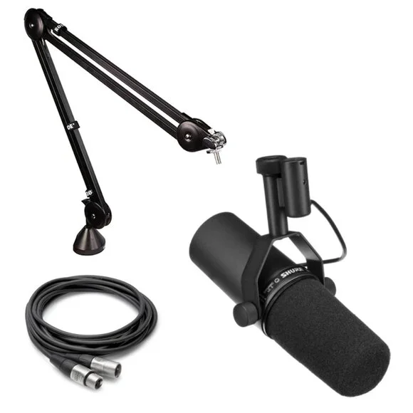 SM7B Dynamic Studio Microphone – Broadcast, Podcast & Vocal Recording