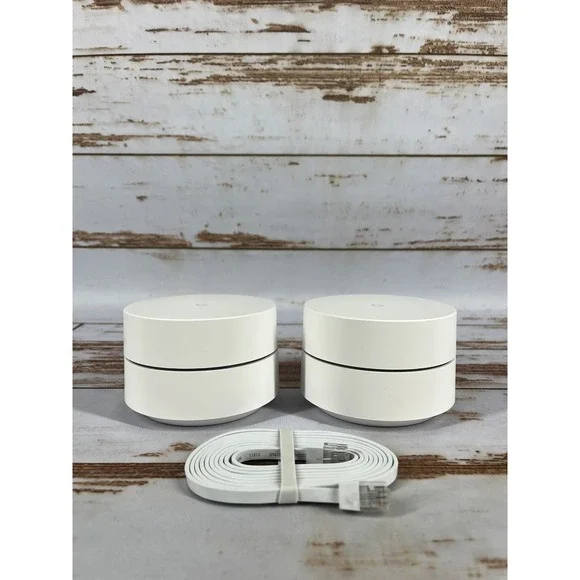 Google WiFi AC-1304 Mesh Router 2 Pack Used