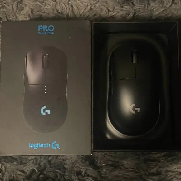 Logitech G Pro Lightweight Wireless Gaming Mouse with RGB - Black