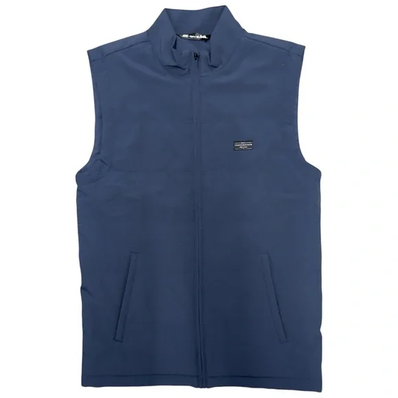 Travis Mathew Mens Size Small‎ Navy Blue Interlude Puffer Vest TravisMathew NWT