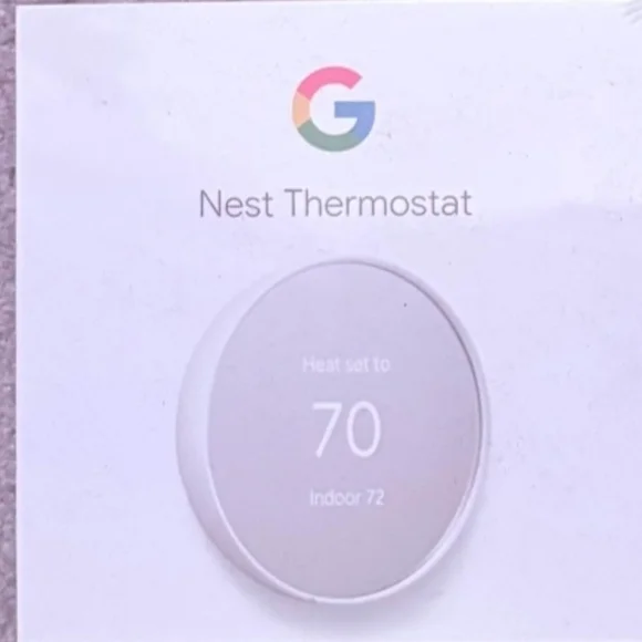 Google Smart Thermostat - Snow Color- New In Box