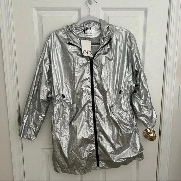 Zara Metallic Coat