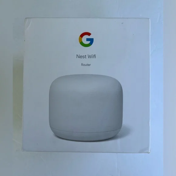 Open Box Google Nest WiFi Router Model H2D AC2200 White
