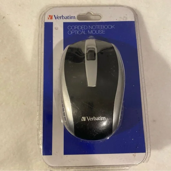 Black and Silver Ergonomic Computer Mouse for Enhanced Productivity