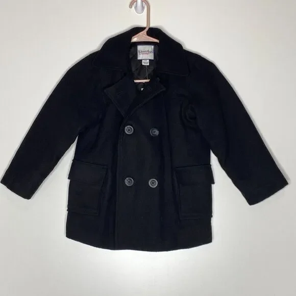New Kitestrings Wool Blend Double Breasted Coat Toddler Girl's Size 5-6