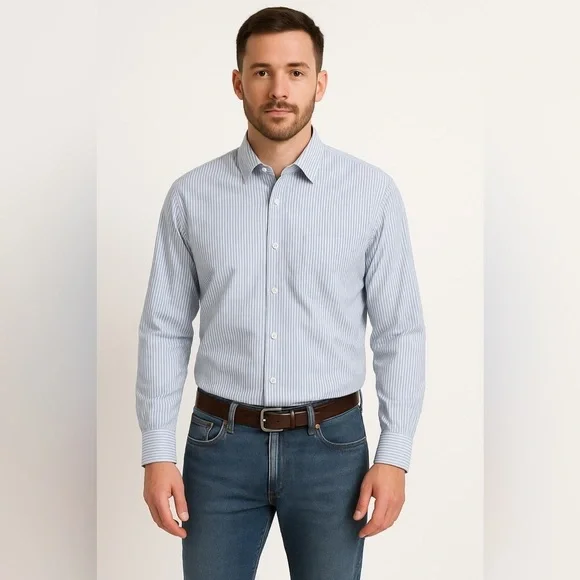 J.Crew Thompson Shirtings Dress Shirt XL – Slim Thompson Flex Wrinkle-Free
