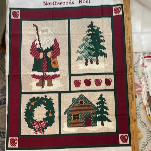 Northwoods Noel Holiday Quilt Panel