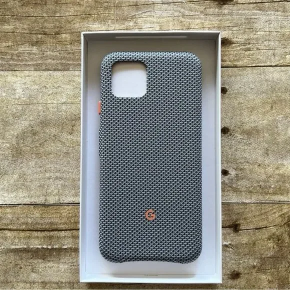 Google Pixel 4 Fabric Case Sorta Smoky Grey GA01281 Official Protective Cover