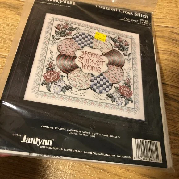 Vintage Janlynn Counted Cross Stitch, 