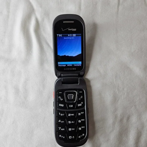 Samsung Convoy 2 SCH-U660 Verizon Rugged Flip Phone Gray Black Dual Screen