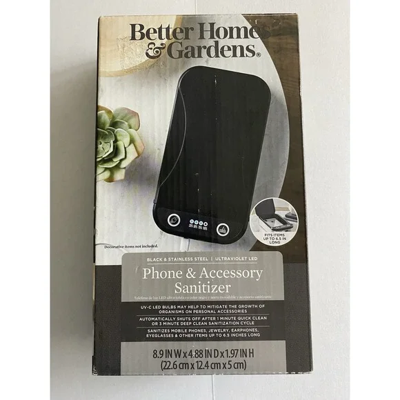 UV LED Cell‎ Phone And Accessory Sanitizer By Better Homes And Gardens