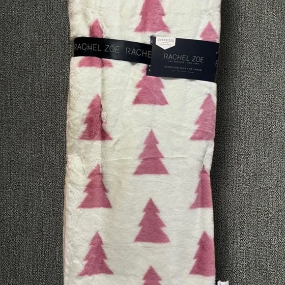 Rachel Zoe Viral Pink Christmas Blanket