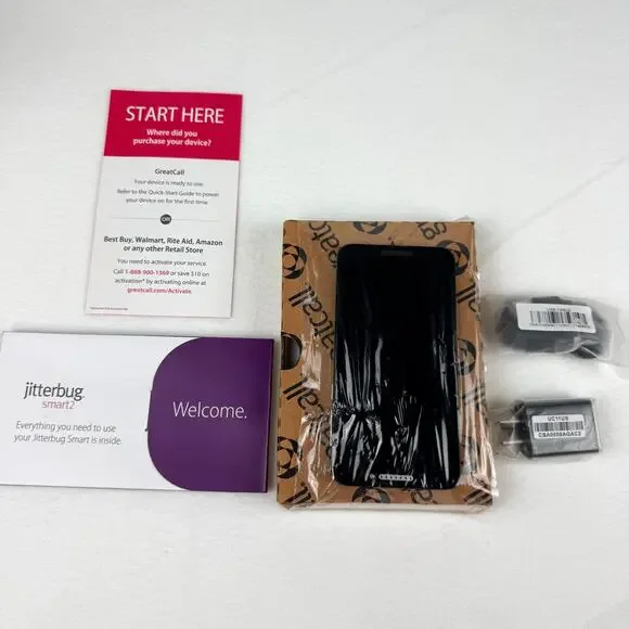 Jitterbug Smart2 Smartphone New in Box Senior Easy Use Android Phone