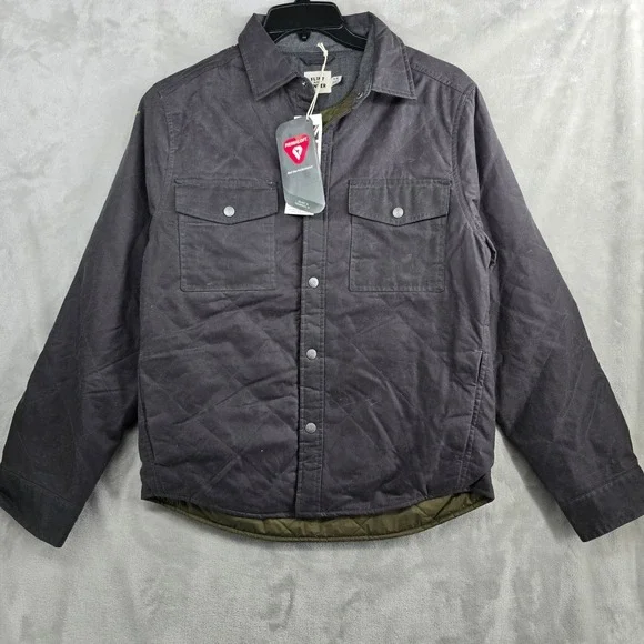 Flint and Tinder Mens XS Tekwax Quilted Jacket Primaloft Dark Gray‎ new