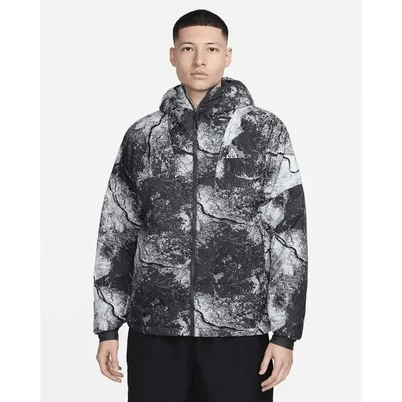 Nike ACG Rope de Dope Therma-Fit Jacket Men 2XL Black/White FN7113-060 NWT