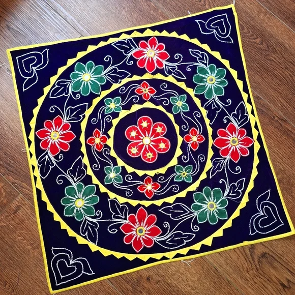 Boho hippy velvety tapestry / table cloth 28